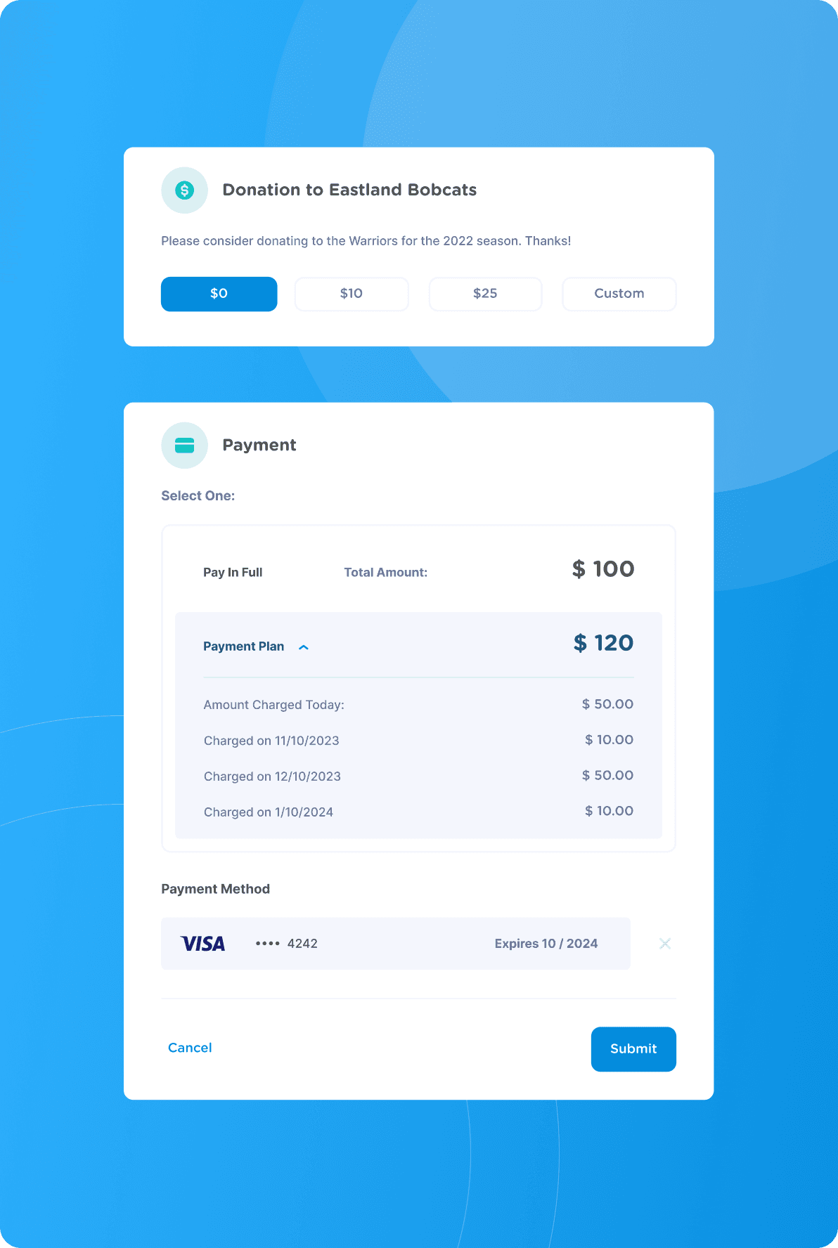 Simplified Online Payment Management