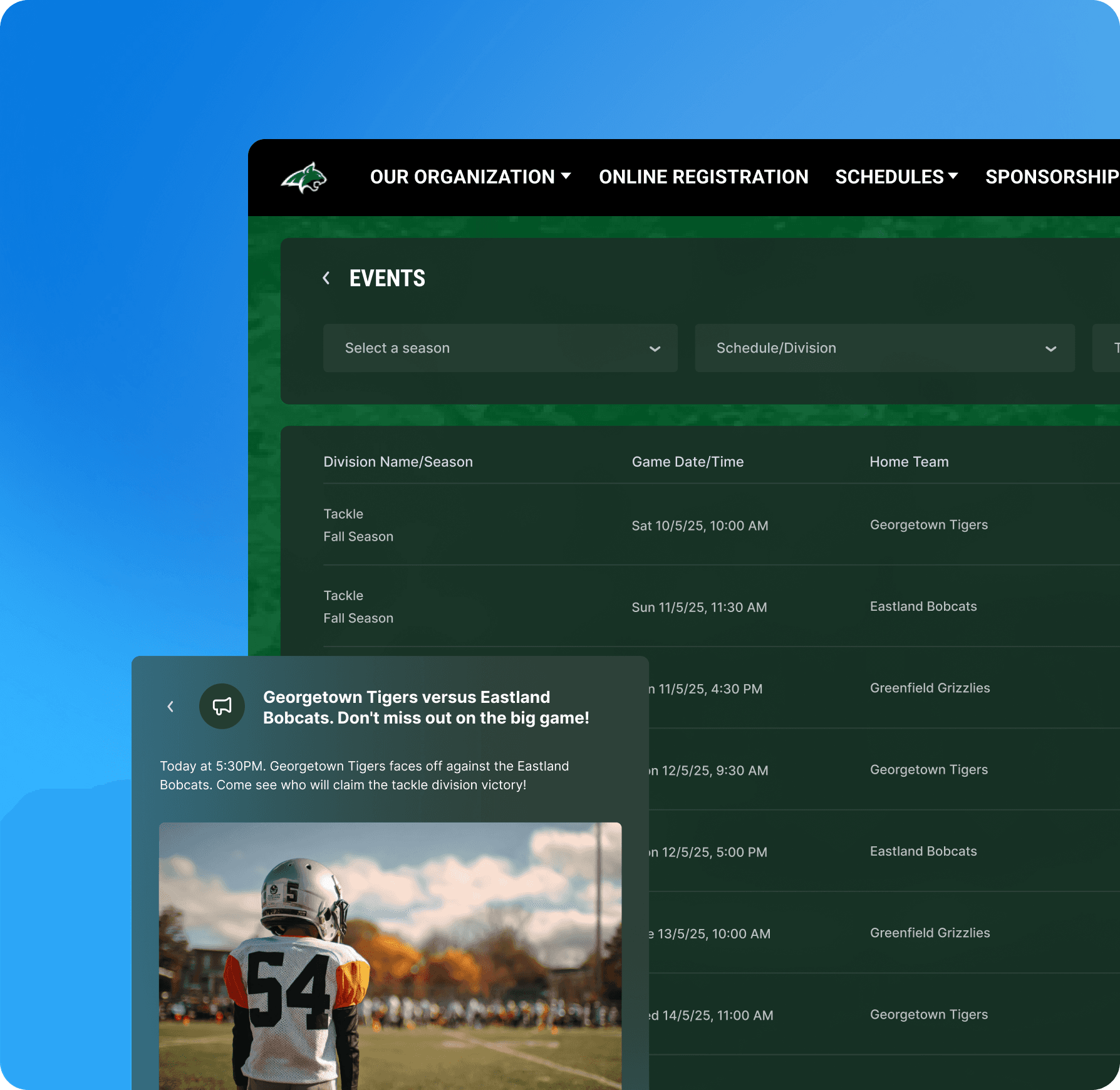 Scheduling for Football