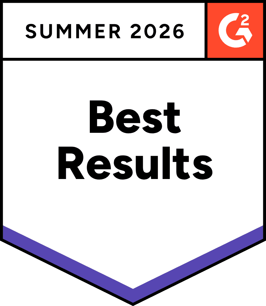 G2 Best Results Award - Winter 2026