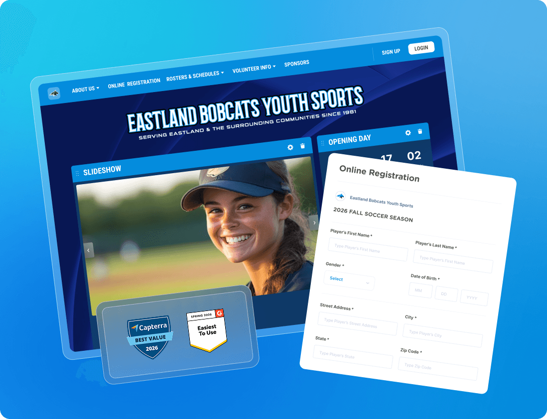 Build for sports volunteers, not IT teams