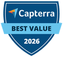 capterra Customer Support Badge best value 2026 award
